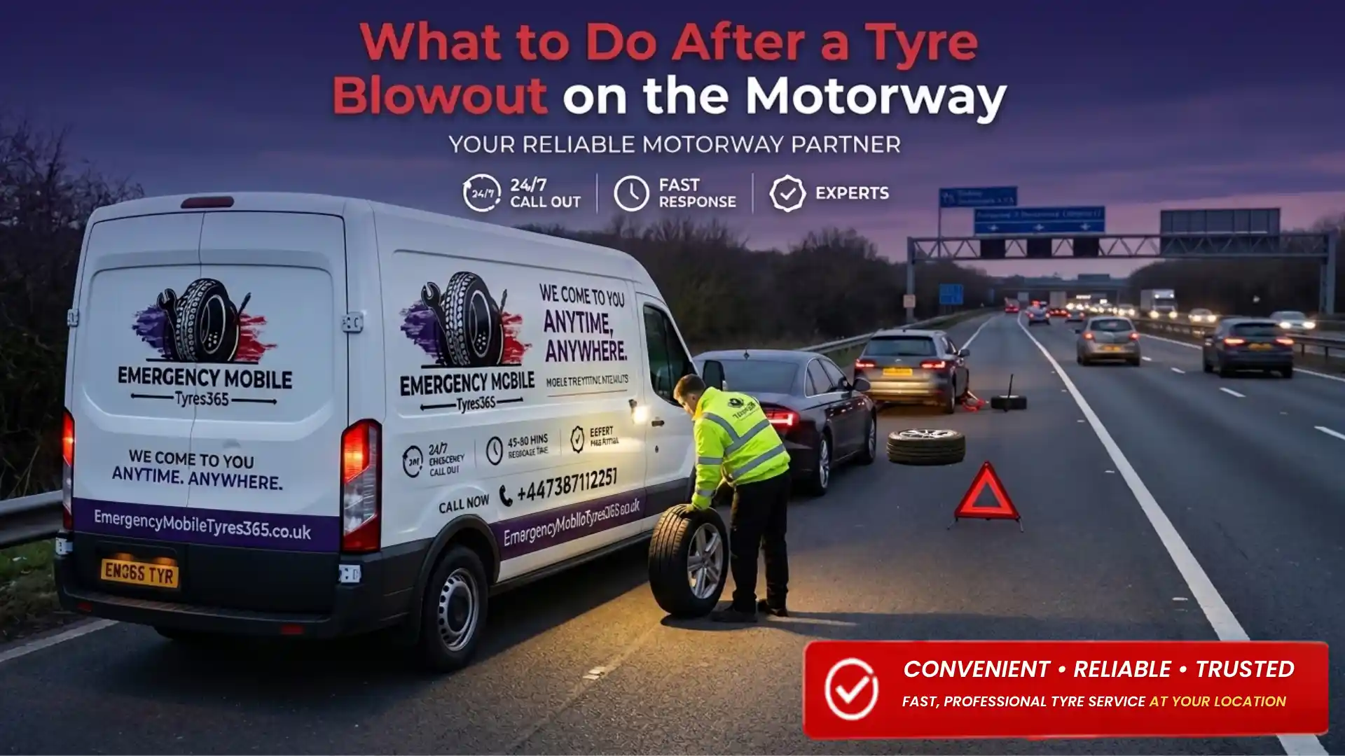 Tyre Blowout on the Motorway